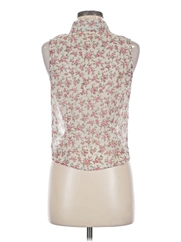 Papaya Sleeveless Button-Down Shirt (view 2)