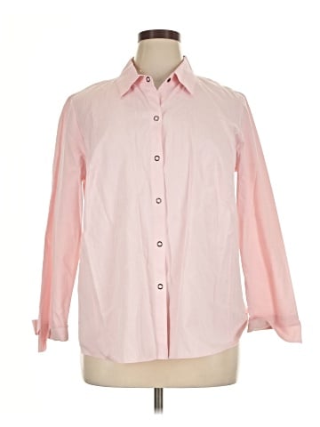 Lafayette 148 New York Long Sleeve Button-Down Shirt (view 1)