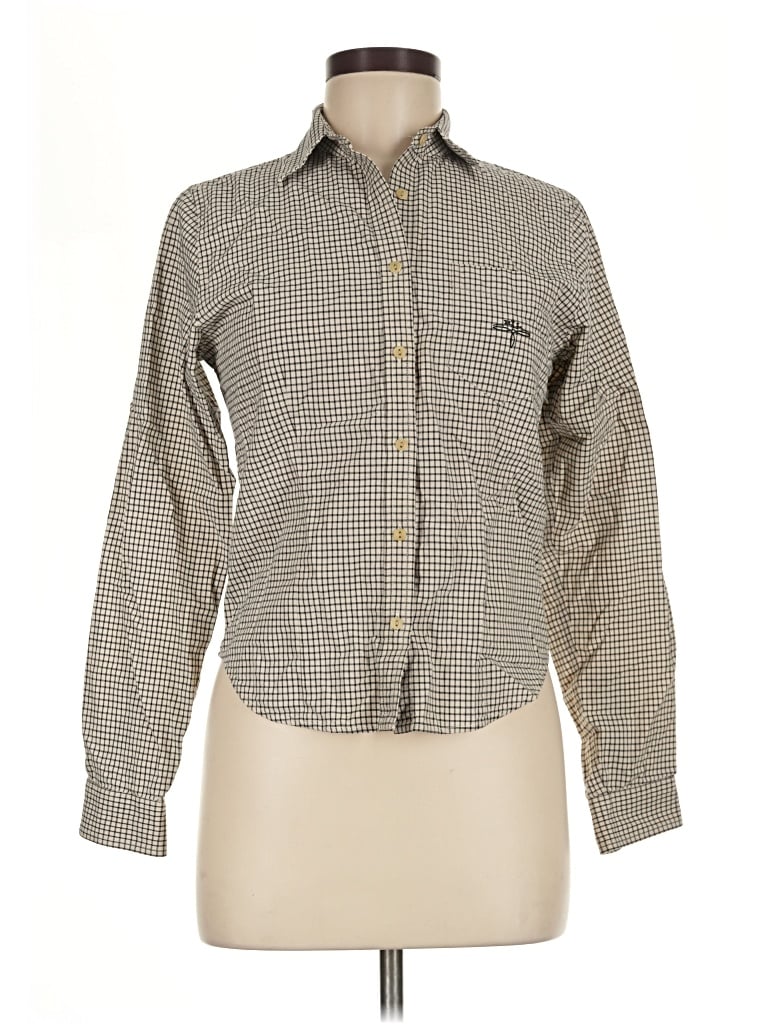 Pre-owned Polo Ralph Lauren Long Sleeve Button Down Shirt In Tan