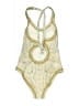 Assorted Brands Tweed Gold One Piece Swimsuit Size S - photo 2