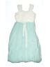 Xtraordinary 100% Polyester Teal Dress Size 8 - photo 2
