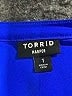 Torrid 100% Polyester Blue 3/4 Sleeve Blouse Size 1X Plus (1) - photo 7