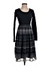 eShakti Argyle Black Casual Dress Size 0 - photo 1