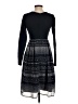 eShakti Argyle Black Casual Dress Size 0 - photo 2