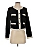 Aqua 100% Polyester Tweed Black Jacket Size S - photo 1