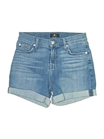 7 For All Mankind Denim Shorts (view 1)