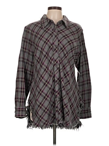 CAbi Long Sleeve Button-Down Shirt (view 1)