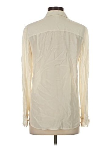 Club Monaco Long Sleeve Silk Top (view 2)