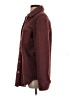 Express 100% Polyester Burgundy Coat Size XS - photo 5