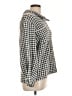 Max Studio Checkered-gingham Gray Jacket Size L - photo 4