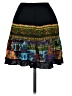 Unbranded Paisley Black Casual Skirt Size 00 (estimated) - photo 2