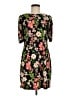 Tommy Hilfiger Floral Black Casual Dress Size 10 - photo 1