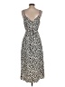 Honey Punch 100% Polyester Animal Print Ivory Cocktail Dress Size XS - photo 2