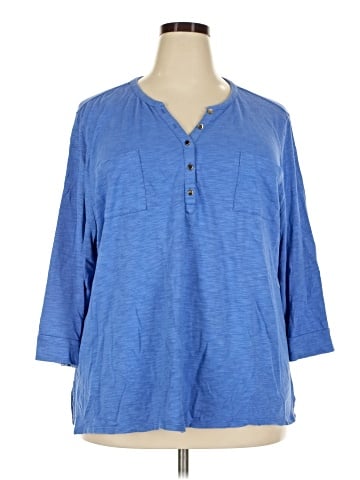 Chico's Long Sleeve Henley (view 1)