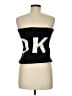 DKNY 100% Polyester Black Sweater Vest One size - photo 2