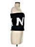 DKNY 100% Polyester Black Sweater Vest One size - photo 4
