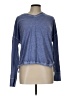 Westbound 100% Cotton Blue Long Sleeve Top Size L - photo 1