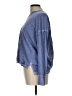 Westbound 100% Cotton Blue Long Sleeve Top Size L - photo 5