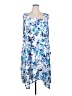 Avenue 100% Polyester Print Blue Casual Dress Size 22 Plus - photo 1