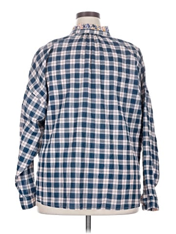 Pilcro by Anthropologie 3/4 Sleeve Button-Down Shirt (view 2)