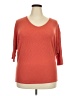 Laila Jayde Orange 3/4 Sleeve T-Shirt Size XXL - photo 1