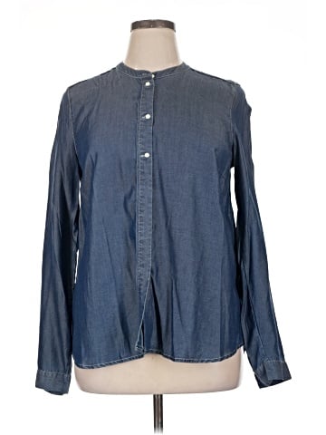 CALVIN KLEIN JEANS Long Sleeve Button-Down Shirt (view 1)