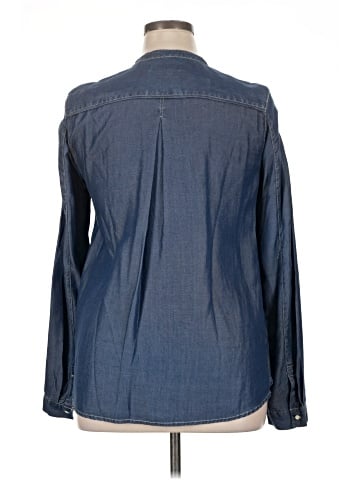 CALVIN KLEIN JEANS Long Sleeve Button-Down Shirt (view 2)