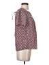 Japna 100% Polyester Red Short Sleeve Blouse Size S - photo 4