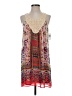 Collective Concepts 100% Polyester Paisley Red Casual Dress Size S - photo 1