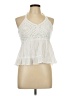Dizzy Lizzy White Sleeveless Blouse Size L - photo 1