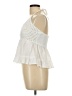 Dizzy Lizzy White Sleeveless Blouse Size L - photo 5