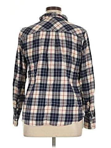 J.Crew Factory Store Long Sleeve Button-Down Shirt (view 2)