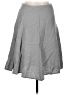Larry Levine Solid Gray Casual Skirt Size 6 - photo 1
