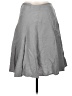 Larry Levine Solid Gray Casual Skirt Size 6 - photo 2