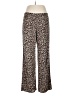 Soma Animal Print Brown Casual Pants Size L - photo 1