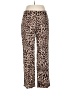 Soma Animal Print Brown Casual Pants Size L - photo 1