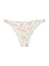 Forever 21 Floral Ivory White Swimsuit Bottoms Size M - photo 1
