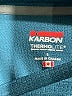 Karbon 100% Polyester Teal Long Sleeve T-Shirt Size S - photo 7