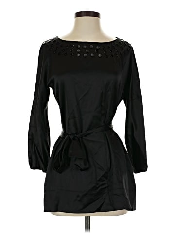 Donna Karan New York 3/4 Sleeve Silk Top (view 1)