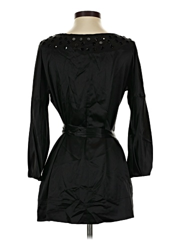 Donna Karan New York 3/4 Sleeve Silk Top (view 2)
