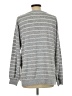 Paper Crane Stripes Gray Pullover Sweater Size L - photo 2