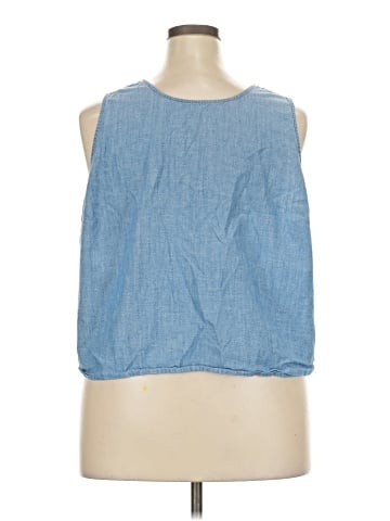 J.Crew Factory Store Sleeveless Blouse (view 2)
