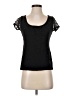 Cache Black Short Sleeve Top Size S - photo 1