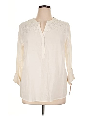SONOMA life + style 3/4 Sleeve Blouse (view 1)