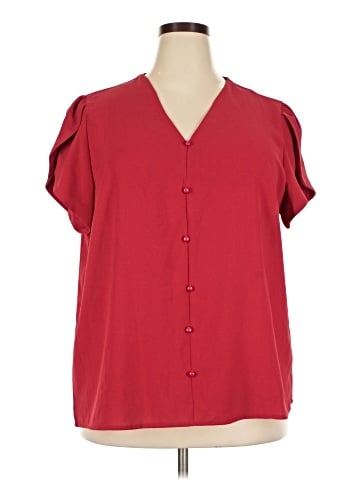 Fashion Short Sleeve Blouse (view 1)