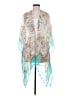 Soft Surroundings 100% Cupro Teal Kimono Size S - photo 1