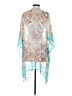 Soft Surroundings 100% Cupro Teal Kimono Size S - photo 2