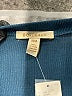 Bordeaux Solid Blue Casual Dress Size M - photo 7