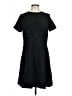 Ann Taylor Solid Black Casual Dress Size 12 (petite) - photo 1
