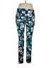 Unbranded Floral Teal Leggings Size XL (estimated) - photo 1